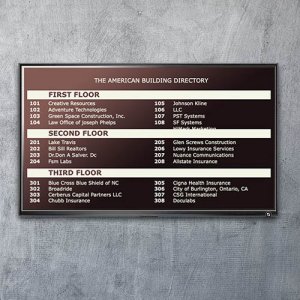 Building Directory Example