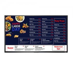Digital Menu Example